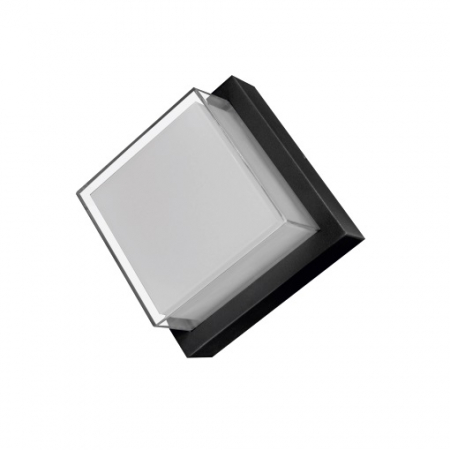 Aplica perete - Aplica LED de exterior, 160x160mm, 12W=75W, 3000K, lumina calda, 1080Lm, IP65
