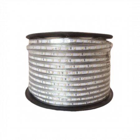 Surse Iluminat - Banda LED 220v 120LED/m 9.6w/m IP65 2835 6500k