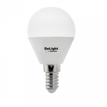 Becuri LED - Bec Led Sferic E14, model G45, 6W=50W, 2700K, lumina calda