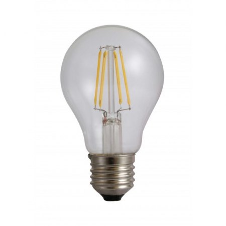 Becuri LED - Bec Filament E27, model A60, 4W=45W, 3000K, lumina calda