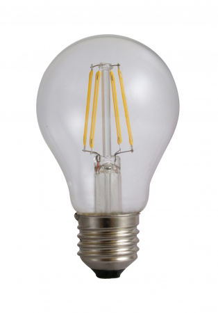 Surse Iluminat - Bec Filament E27, model A55, 2W=15W, 3000K, lumina calda
