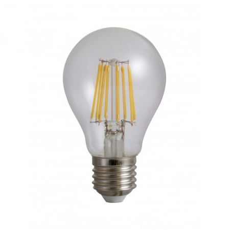Becuri LED - Bec Filament E27, model A60, 8W=75W, 3000K, lumina calda