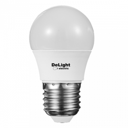 Becuri LED - Bec Led Sferic E27, model G45, 6W=50W, 6500K, lumina rece