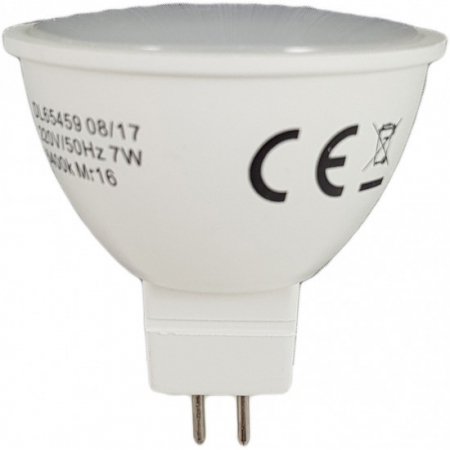 Becuri LED - Bec Led MR16, model R50, 7W=55W, 2700K, lumina calda