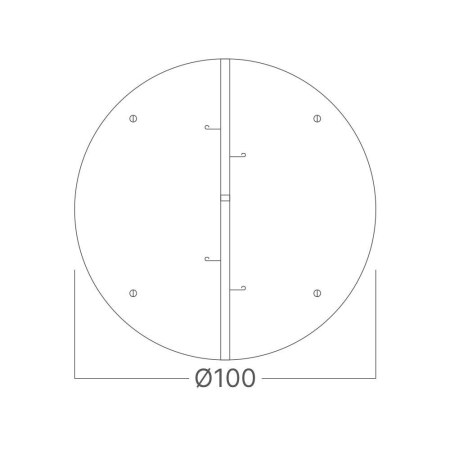 CLAPETA 100mm pentru ventilator axial [1]