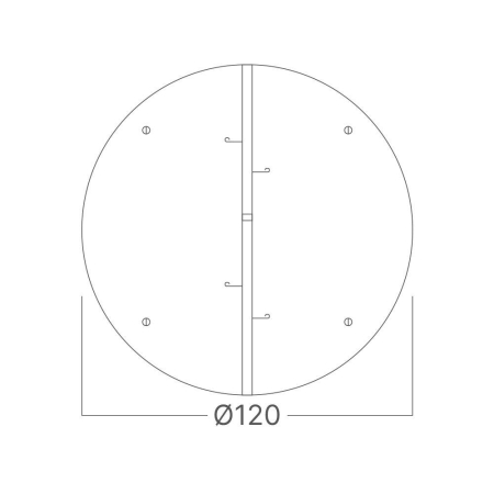 CLAPETA 120mm pentru ventilator axial [1]