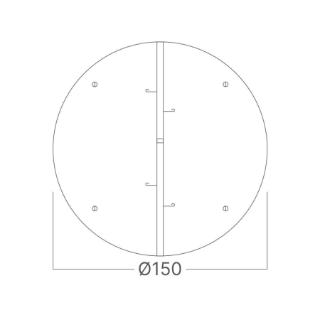 CLAPETA 150mm pentru ventilator axial [1]