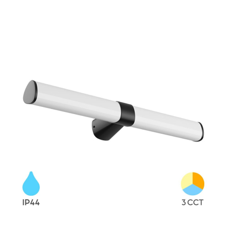 Corpuri LED Baie - CORP LED PT BAIE 16W 3in1 600MM NEGRU IP44 LILY-B
