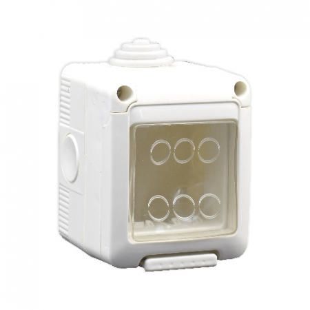 Gewiss - Cutie pentru Montaj Aparent Still cu Capac, 4 Module, IP55 - MF0012-04880