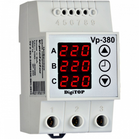 Relee Protectie - DIGITOP RELEU COMUTATOR AUTOMAT DE FAZA SI PROTECTIE TENSIUNE PS-63A