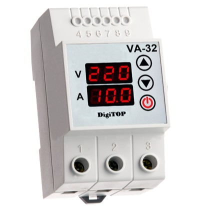 Relee Protectie - DIGITOP Releu protectie tensiune amperaj VA-32A