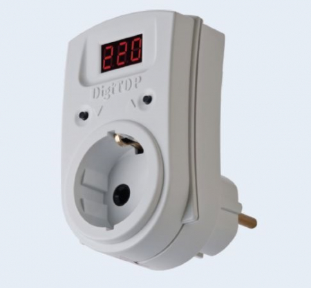 Relee Protectie - DIGITOP Releu protectie tensiune cu priza 16A VP-16AN 380117