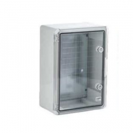 Tablou Metal & ABS - Dulap ABS 200X300X130 cu usa transparenta si contrapanou metalic