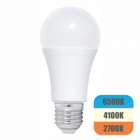 Becuri LED - Bec LED cu lumina adaptabila, model glob A60, 12W=100W, 1080Lm