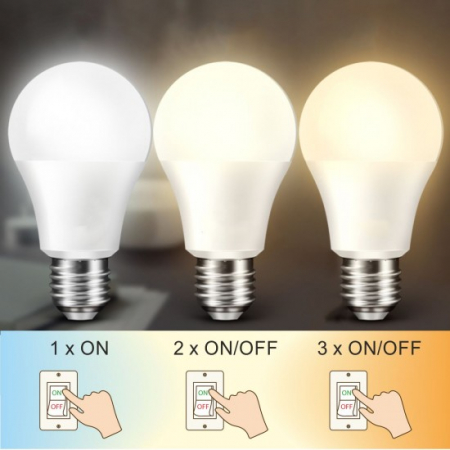 Bec LED cu lumina adaptabila, model glob A60, 12W=100W, 1080Lm [1]