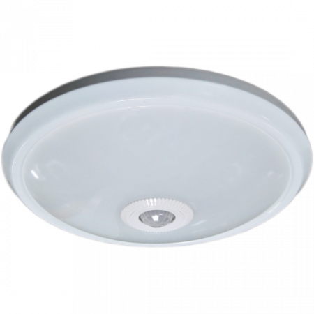 Plafoniere LED - Plafoniera Led cu senzor de miscare reglabil Ø270, 12W=75W, 6400K, lumina rece