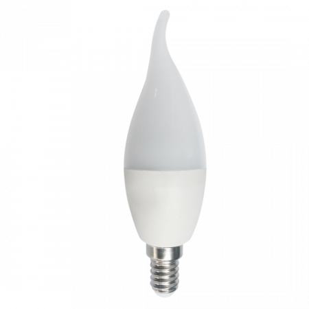Becuri LED - Bec Led Lumanare Flama E14, model C35, 7W= 60W, 2700K, lumina calda