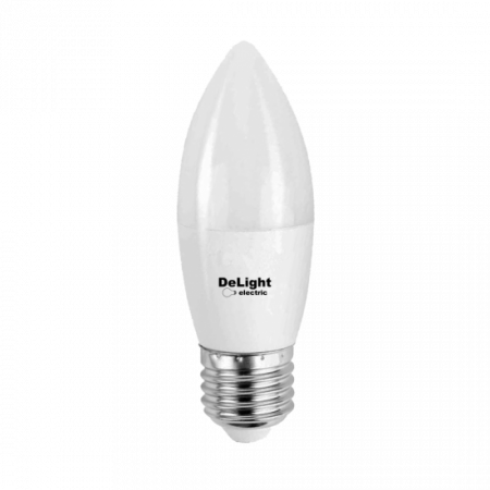 Becuri LED - Bec Led Lumanare E27, model C37, 7W=50W, 2700K, lumina calda