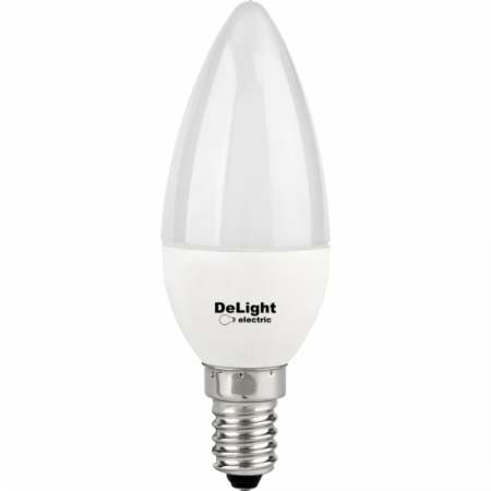 Becuri LED - Bec Led Lumanare E14, model C37, 6W=50W, 2700K, lumina calda