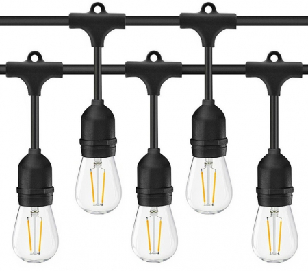 Ghirlanda - Ghirlanda luminoasa cu pendule, interconectabil, E27, IP65, 20m