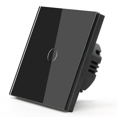 Intrerupator Touch - Intrerupator touch cap scara, negru