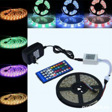 Profil Banda LED - Kit Banda LED RGBW cu Telecomanda 60 LED/m 10W/m 12V
