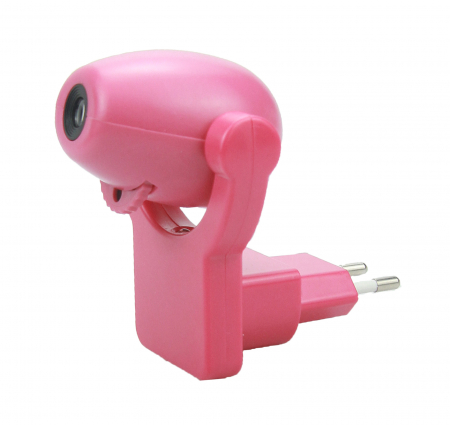 Lampa Veghe - Lampa Veghe Led Roz cu proiectie pentru copii, 0.7W