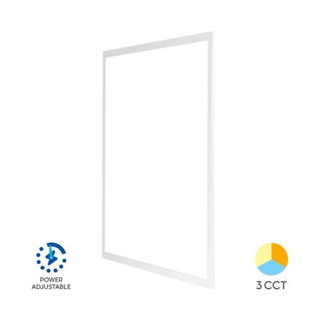 Panouri LED - LED PANEL SLIM 40W 4800lm 595X595 ALB 3in1 BRAYTRON