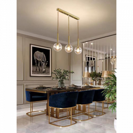 Lustre LED Suspendate - Lustra Cu 3 Glob E27 Cod Mx158/3