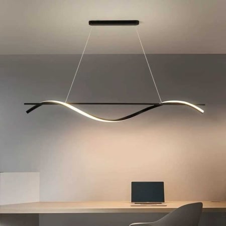 Lustre - Lustra LED 30W Minimalist cu Telecomanda wifi 2.4G lumina/rece/calda/neutra intensitate reglabila