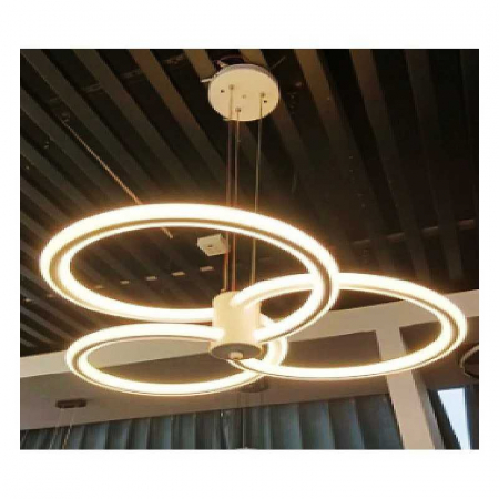 Lustre LED Suspendate - Lustra LED Alb cu Telecomanda wifi 2.4G cu lumina/rece/calda/neutra intensitate reglabila