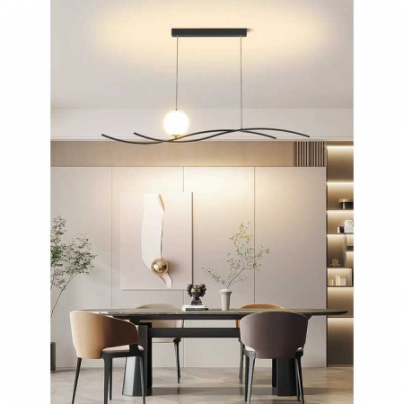 Lustre LED Suspendate - Lustra LED cu Telecomanda wifi 2.4G lumina/rece/calda/neutra intensitate reglabila