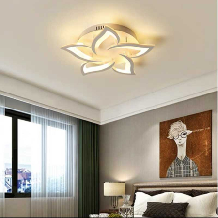 Lustre LED - Lustra LED cu Telecomanda wifi D58cm 2.4G lumina/rece/calda/neutra intensitate reglabila