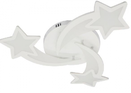 Lustre LED aplicate - Lustra led dimatbila STEA 62W cu 3 brate 3 CULORI+IR