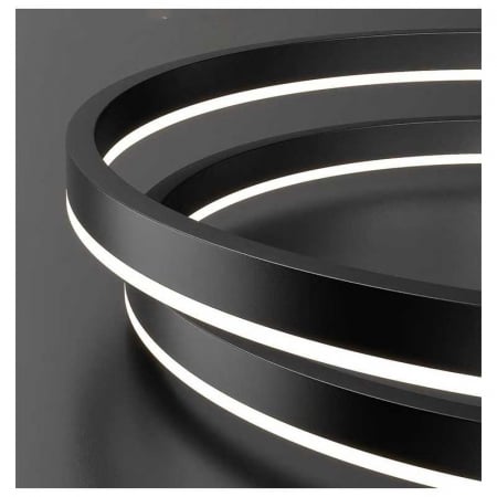 Lustra LED Negru 3cecuri 60cm+40cm+30cm cu Telecomanda wifi 2.4G lumina/rece/calda/neutra intensitate reglabila [2]