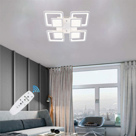 Lustre LED aplicate - LUSTRA LED PATIENTIA 100W CU 8 BRATE 3 CULORI+IR