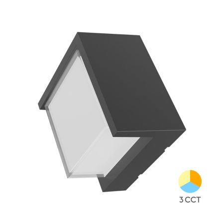Aplice & Plafoniere - PLAFONIERA LED 15W 1450lm, 3IN1 IP65 WALLS-G1 SQR