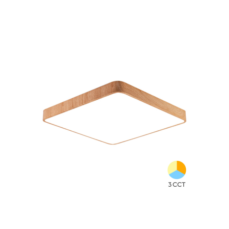 Aplice & Plafoniere - PLAFONIERA LED 36W 3000/4000/6500K LEMN BLADE SQR