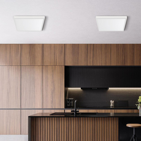 PLAFONIERA LED 36W 3in1 2600lm IP40 ALB JADE SQR SLR [1]