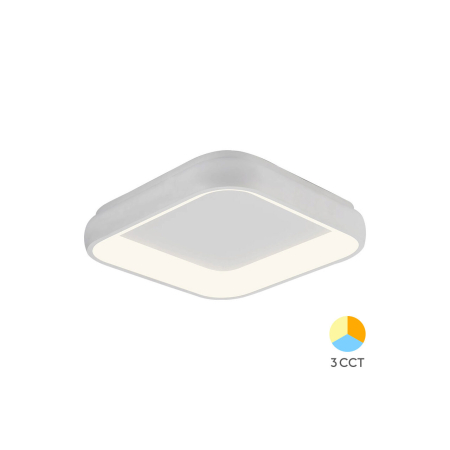 Plafoniere LED - PLAFONIERA LED 36W 3IN1 IP20 MLS-SR-SQR BELLA ALB