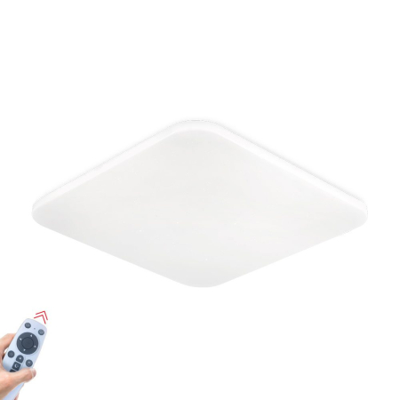 Aplice & Plafoniere - PLAFONIERA LED 40W TELECOMANDA IP20 JADE SQR