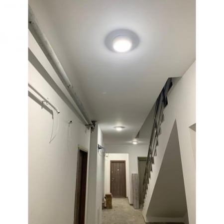 Aplica LED cu senzor de miscare 360°, Ø171, 15W=100W, 1200Lm, IP65 [1]
