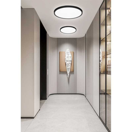 Plafoniera LED IP44 40W Ultra Slim Grosime 2.1cm D40cm 6500K 4000lm [2]