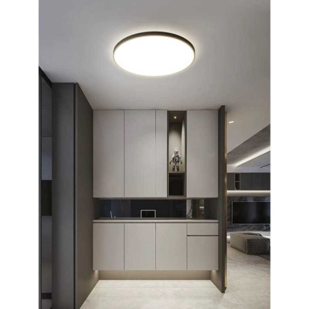 Aplice & Plafoniere - Plafoniera LED IP44 40W Ultra Slim Grosime 2.1cm D40cm 6500K 4000lm