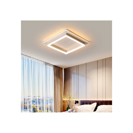 Aplice & Plafoniere - Plafoniera Patrat 41W Led Lumina Calda Neutra Rece