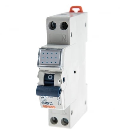 Sigurante Automate - Siguranta automata bipolara 1P+N 20A GW90028