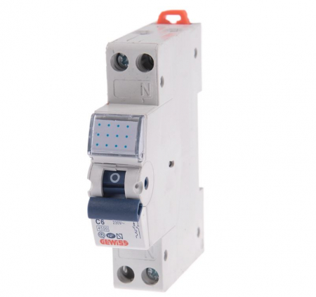 Sigurante Automate - Siguranta automata bipolara 1P+N 6A GW90025