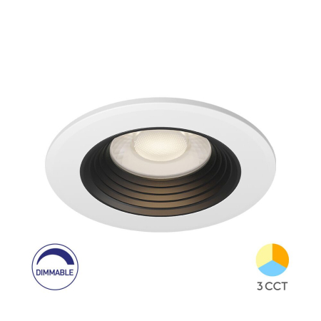 Spoturi - SPOT CU LED ROTUND G6 6,5W DIM-3in1 IP20 ALB/NEGRU