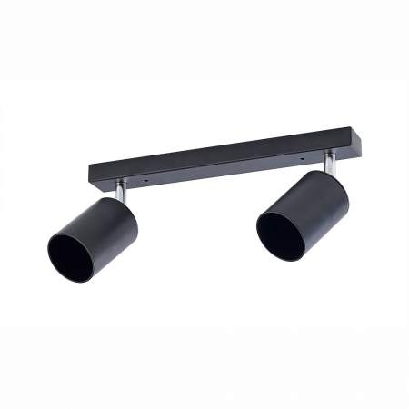 Spoturi LED - Spot Liniar Regrabil Negru 2XGU10 450mm