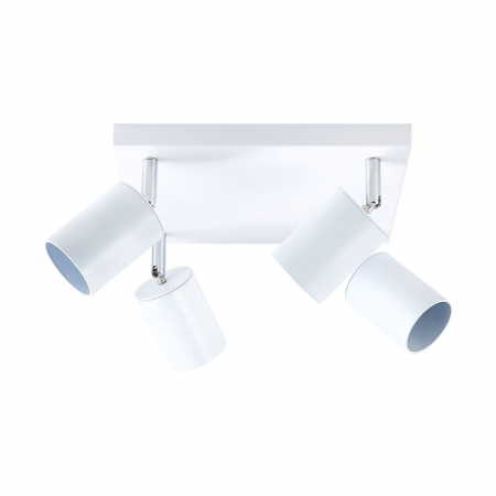 Spoturi LED - Spot patrat reglabil  alb 4 X GU10 250mm